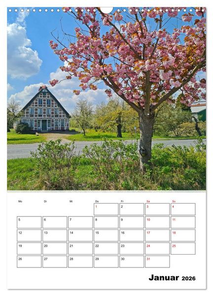 Produktbild: Fr&uuml;hling im Alten Land - Baumbl&uuml;tenzeit (Wandkalender 2026 DIN A3 hoch), CALVENDO Monatskalender