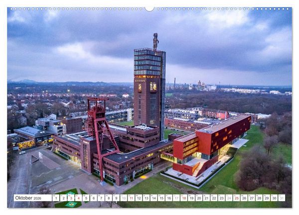 Produktbild: Die Zechen im Ruhrpott (hochwertiger Premium Wandkalender 2026 DIN A2 quer), Kunstdruck in Hochglanz