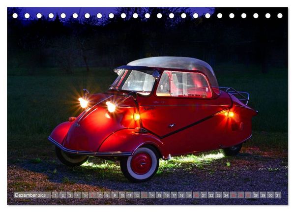 Produktbild: Messerschmitt KR 200 Kabinenroller (Tischkalender 2026 DIN A5 quer), CALVENDO Monatskalender