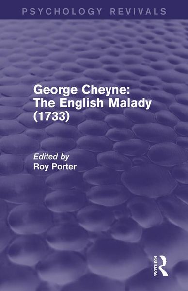 Produktbild: George Cheyne: The English Malady (1733) (Psychology Revivals)