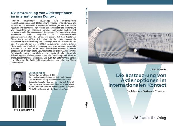 Produktbild: Die Besteuerung von Aktienoptionen im internationalen Kontext