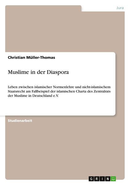 Produktbild: Muslime in der Diaspora
