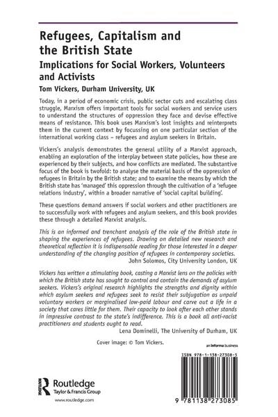 Produktbild: Refugees, Capitalism and the British State