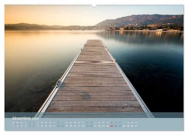Produktbild: Littoral de la C&ocirc;te d'Azur (Calendrier mural 2026 DIN A2 vertical) calendrier de bureau