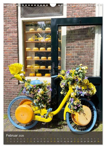 Produktbild: Sch&ouml;nes Amsterdam (Wandkalender 2026 DIN A3 hoch), CALVENDO Monatskalender