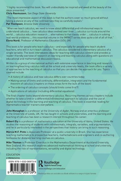 Produktbild: The Learning and Teaching of Calculus