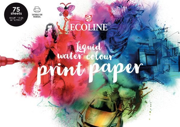 TALENS ECOLINE® Aquarell-Druckerpapier, A4