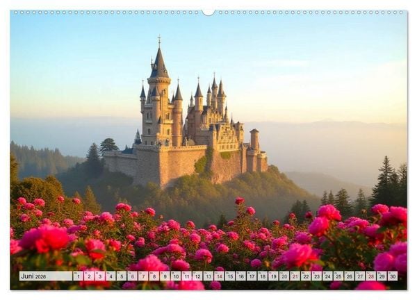 Produktbild: Fabelhafte Orte &ndash; Landschaften aus M&auml;rchen und Sagen (Wandkalender 2026 DIN A2 quer), CALVENDO Monatskalender