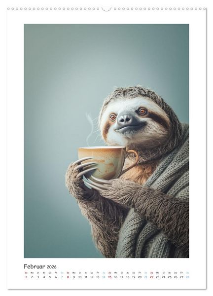 Produktbild: Slinkys Gem&uuml;tlichkeit (hochwertiger Premium Wandkalender 2026 DIN A2 hoch), Kunstdruck in Hochglanz