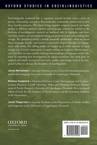 Produktbild: Style, Mediation, and Change