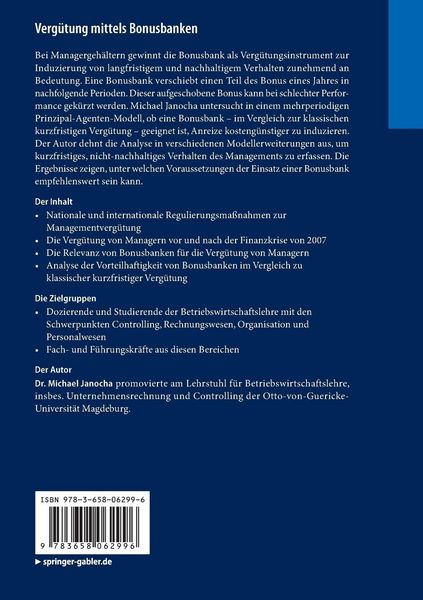 Produktbild: Verg&uuml;tung mittels Bonusbanken