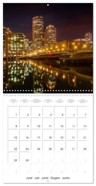 Produktbild: BOSTON Highlights (Wall Calendar 2026 12 &times; 12 Inch) CALVENDO 12 Month Wall Calendar
