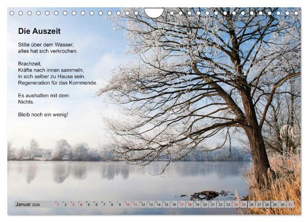 Produktbild: Im Rhythmus der Jahreszeiten und des Kirchenjahres (Wandkalender 2026 DIN A4 quer), CALVENDO Monatskalender