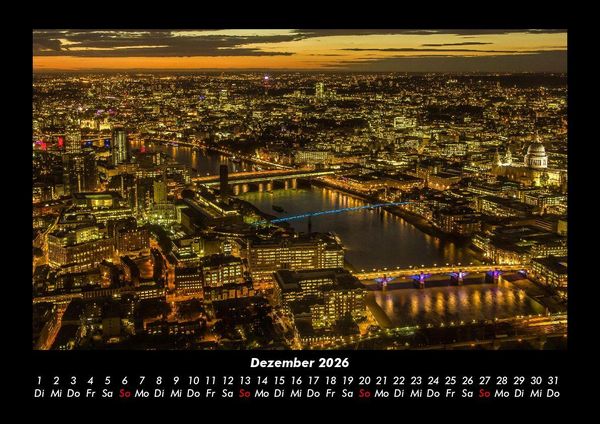 Produktbild: London 2026 Fotokalender DIN A3