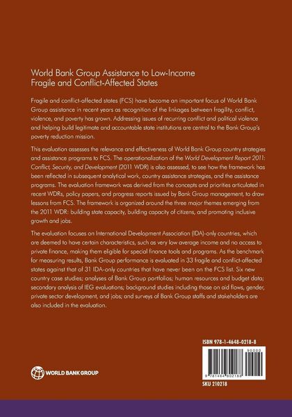 Produktbild: World Bank Group Assistance to Low-Income Fragile and Conflict-Affected States