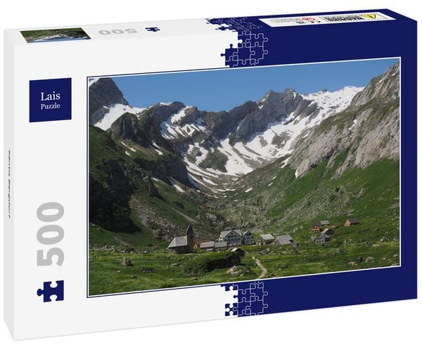 Produktbild: Lais Puzzle S&auml;ntis Bergdorf 500 Teile