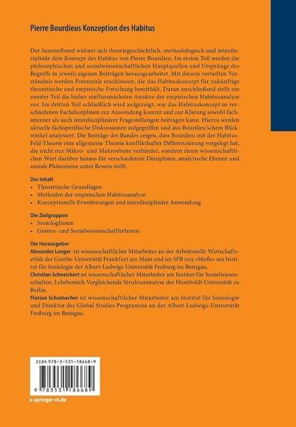 Produktbild: Pierre Bourdieus Konzeption des Habitus