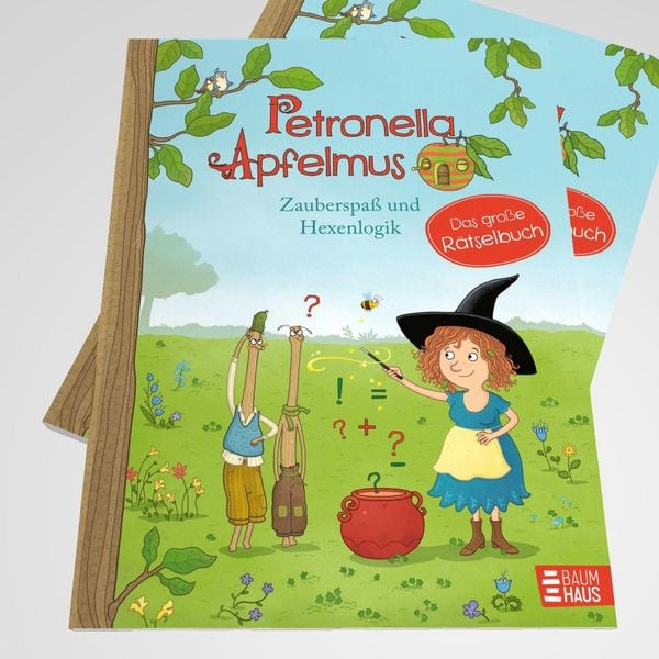 Produktbild: Petronella Apfelmus - Zauberspa&szlig; und Hexenlogik. Das gro&szlig;e R&auml;tselbuch