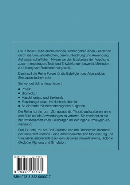 Produktbild: Modellierung und Simulation im Umweltbereich