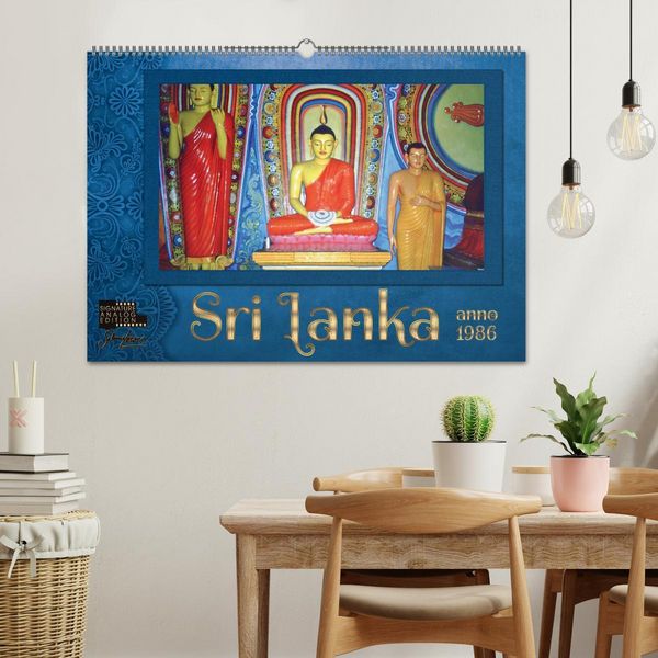 Produktbild: Sri Lanka anno 1986 (Wandkalender 2026 DIN A2 quer), CALVENDO Monatskalender