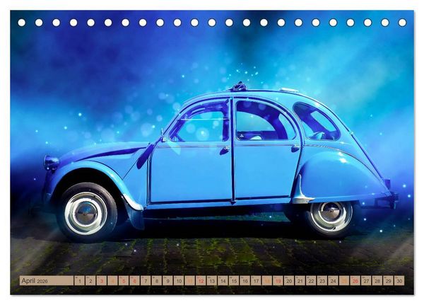 Produktbild: Die Ente - Citro&euml;n 2CV (Tischkalender 2026 DIN A5 quer), CALVENDO Monatskalender