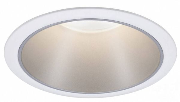 Paulmann 93409 Cole Coin Einbauleuchte LED 6W Weiß, Silber