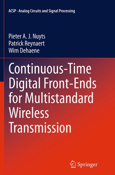 Produktbild: Continuous-Time Digital Front-Ends for Multistandard Wireless Transmission