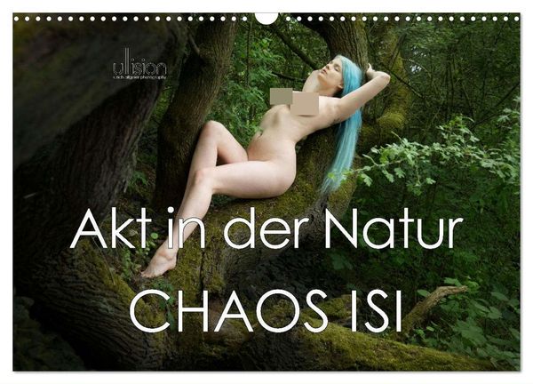 Akt in der Natur - Chaos Isi (Wandkalender 2025 DIN A3 quer), CALVENDO Monatskalender