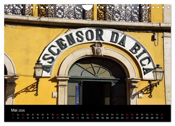 Produktbild: Mit der Tram durch Lissabon (Wandkalender 2026 DIN A4 quer), CALVENDO Monatskalender