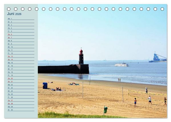 Produktbild: BREMERHAVEN - 2026 (Tischkalender 2026 DIN A5 quer), CALVENDO Monatskalender