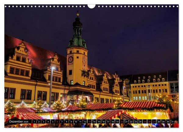 Produktbild: Reise durch Leipzig (Wandkalender 2026 DIN A3 quer), CALVENDO Monatskalender