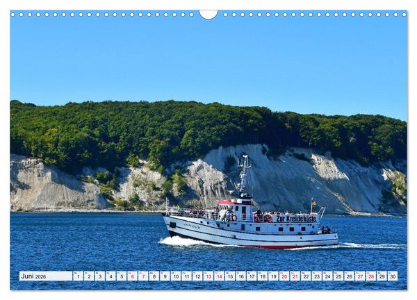 Produktbild: Sassnitz mit der Kreidek&uuml;ste (Wandkalender 2026 DIN A3 quer), CALVENDO Monatskalender