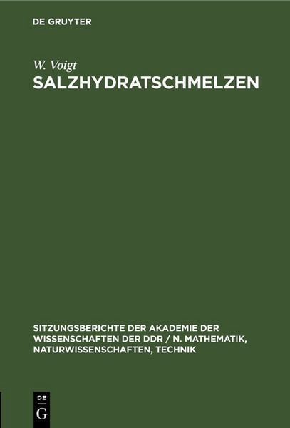 Produktbild: Salzhydratschmelzen