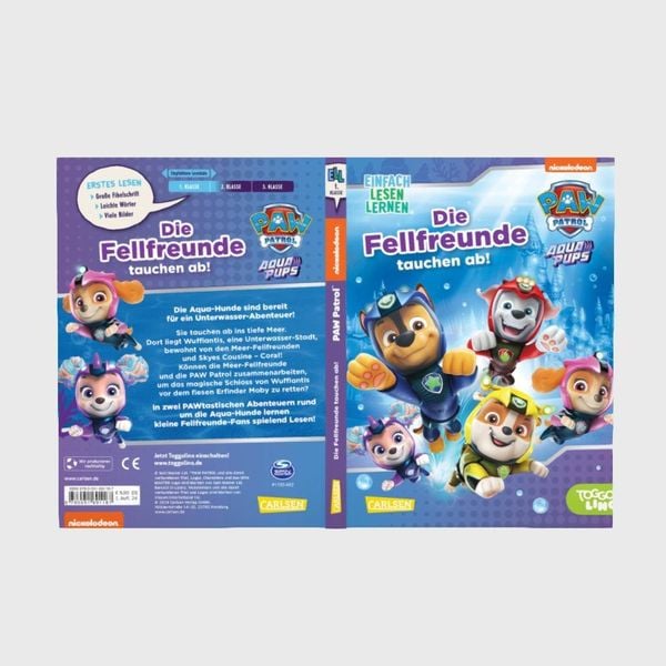 Produktbild: PAW Patrol Erstlesebuch: Aqua Pups: Die Fellfreunde tauchen ab!