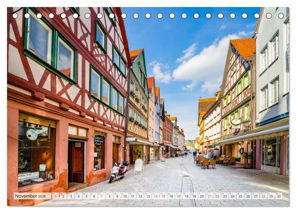Produktbild: Tauberbischofsheim Impressionen (Tischkalender 2026 DIN A5 quer), CALVENDO Monatskalender