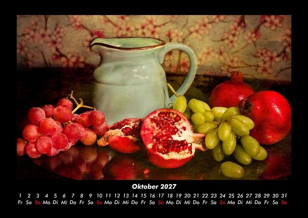 Produktbild: Obstkalender 2027 Fotokalender DIN A3