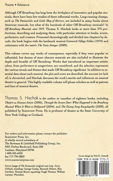 Produktbild: Off-Broadway Musicals since 1919