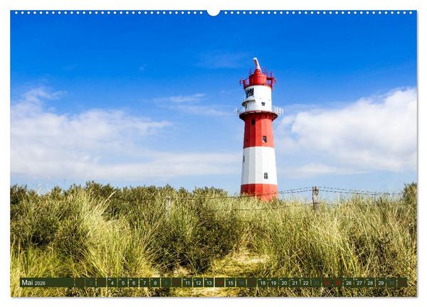 Produktbild: BORKUM Trauminsel in der Nordsee (Wandkalender 2026 DIN A2 quer), CALVENDO Monatskalender