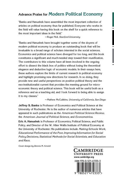 Produktbild: Modern Political Economy