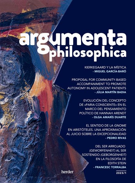 Produktbild: Argumenta philosophica 1/2023