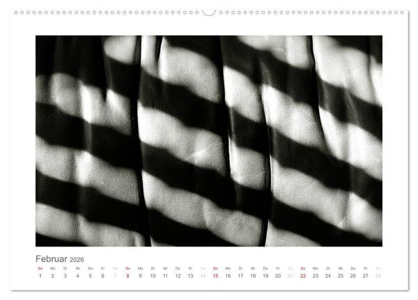 Produktbild: einfach schwarz-wei&szlig; (Wandkalender 2026 DIN A2 quer), CALVENDO Monatskalender