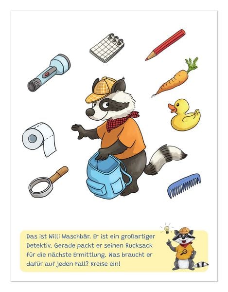 Produktbild: R&auml;tselblock - Detektiv Willi schnappt den Dieb