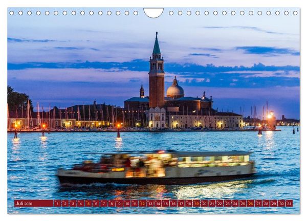 Produktbild: Venedig - Traum in der Lagune (Wandkalender 2026 DIN A4 quer), CALVENDO Monatskalender