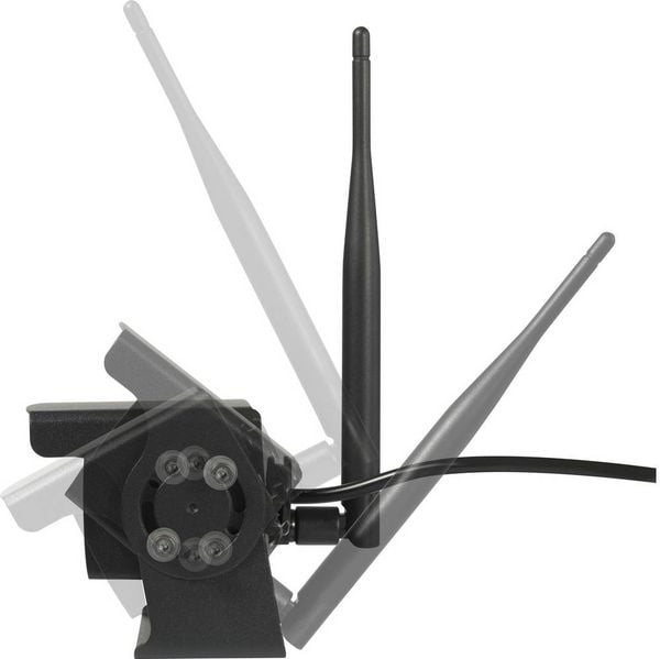 Produktbild: Renkforce RV2,4-7 R&uuml;ckfahrvideosystem 2 Kamera-Eing&auml;nge Schraubmontage Schwarz (matt)
