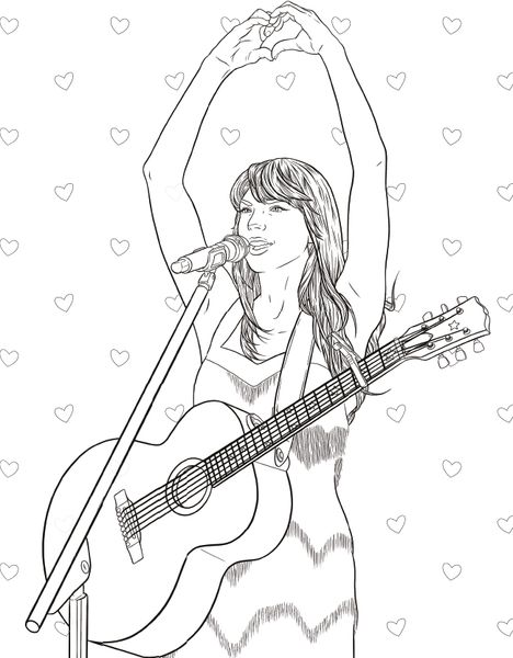 Produktbild: Das inoffizielle Taylor Swift Ausmal- und Kreativbuch: Tour-Edition