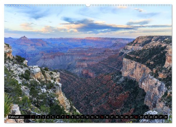 Produktbild: GRAND CANYON - Einblicke (Wandkalender 2026 DIN A2 quer), CALVENDO Monatskalender
