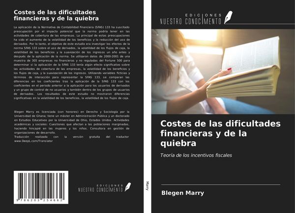 Produktbild: Costes de las dificultades financieras y de la quiebra