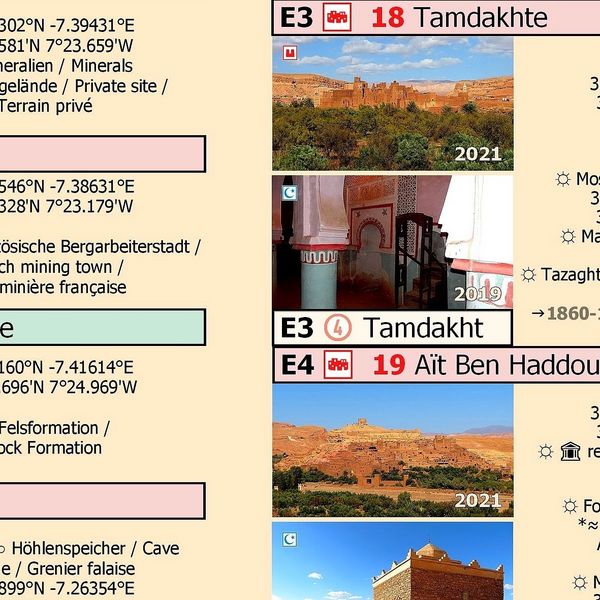 Produktbild: M11: A&iuml;t Ben Haddou - Ouarzazate - Skoura 1:120.000 + GPS-Waypoints