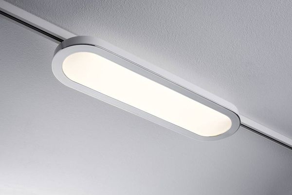 Produktbild: Paulmann Panel Loop Hochvolt-Schienensystem-Leuchte URail LED fest eingebaut 7 W LED Wei&szlig;, Chrom