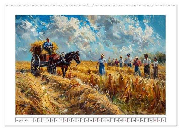 Produktbild: Facetten des alten Landlebens (Wandkalender 2026 DIN A2 quer), CALVENDO Monatskalender